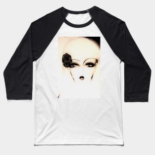 SAHARA WHITE DOVE 1 DECO FACE Baseball T-Shirt